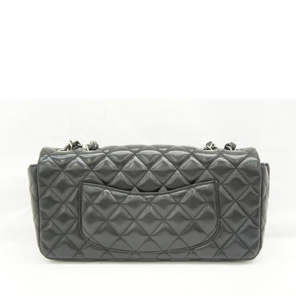 Chanel Matelasse Chain Shoulder Lambskin Bag Black - Picture 1 of 9